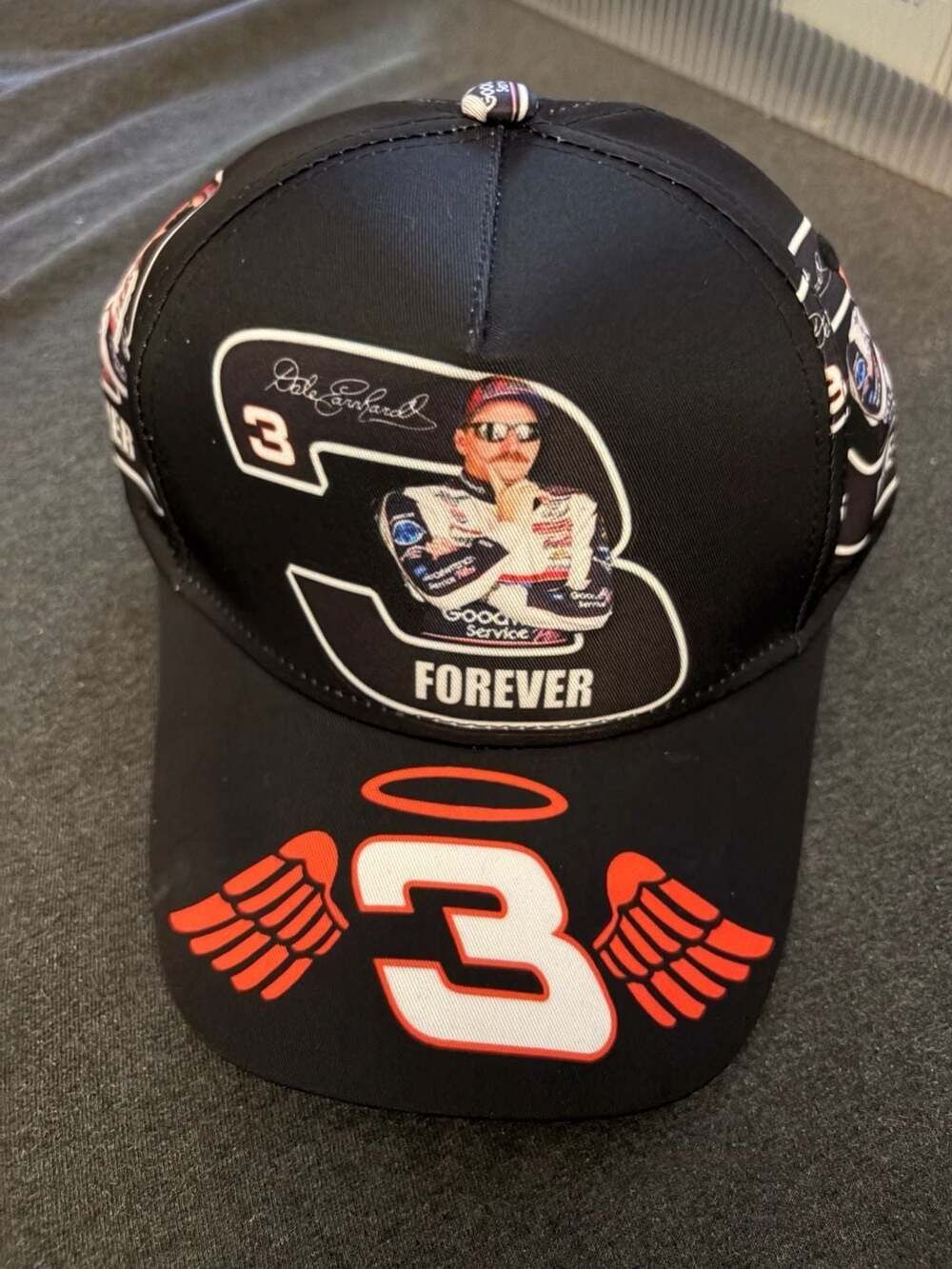 NASCAR Dale Earnhardt #3 Forever Memorial Snapback Hat